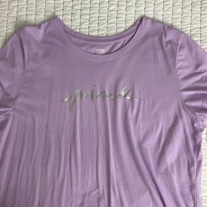 PINK lavender t shirt
